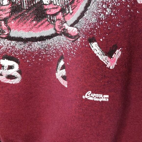 UNLV Rebels Sweatshirt Vintage 90s University Of Nevada Made In USA Mens Size M - Picture 2 of 5